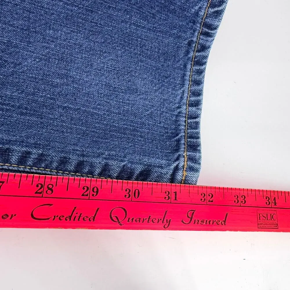 Lucky Brand 181 Relaxed Straight Jeans Mens Size 34x32 Medium Wash Denim
